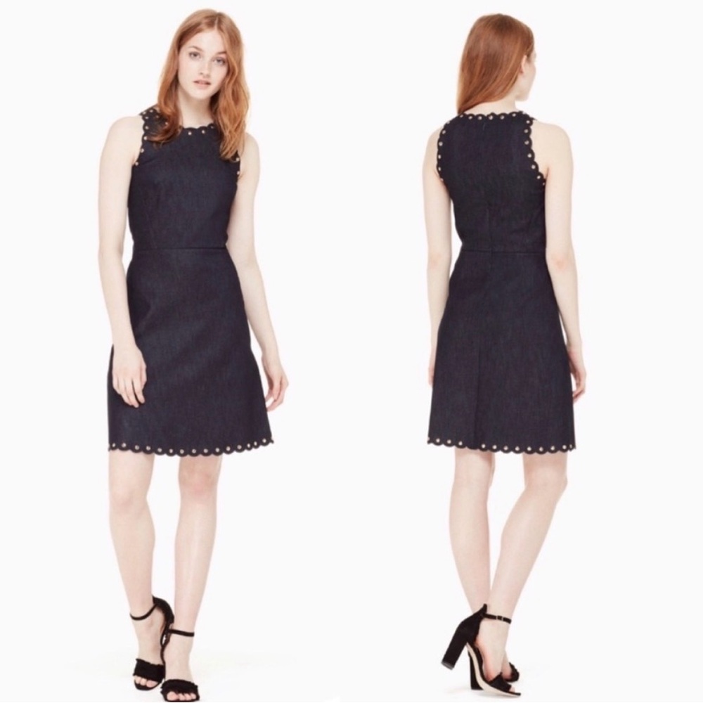 Kate Spade Denim Sleeveless Mini Dress
